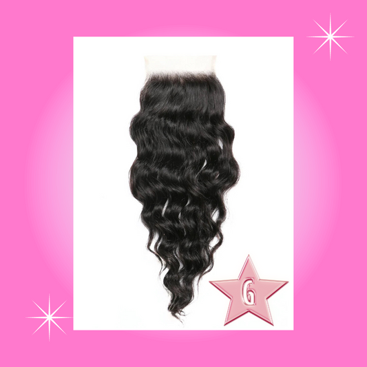 Raw Vietnamese Transparent Lace Closure